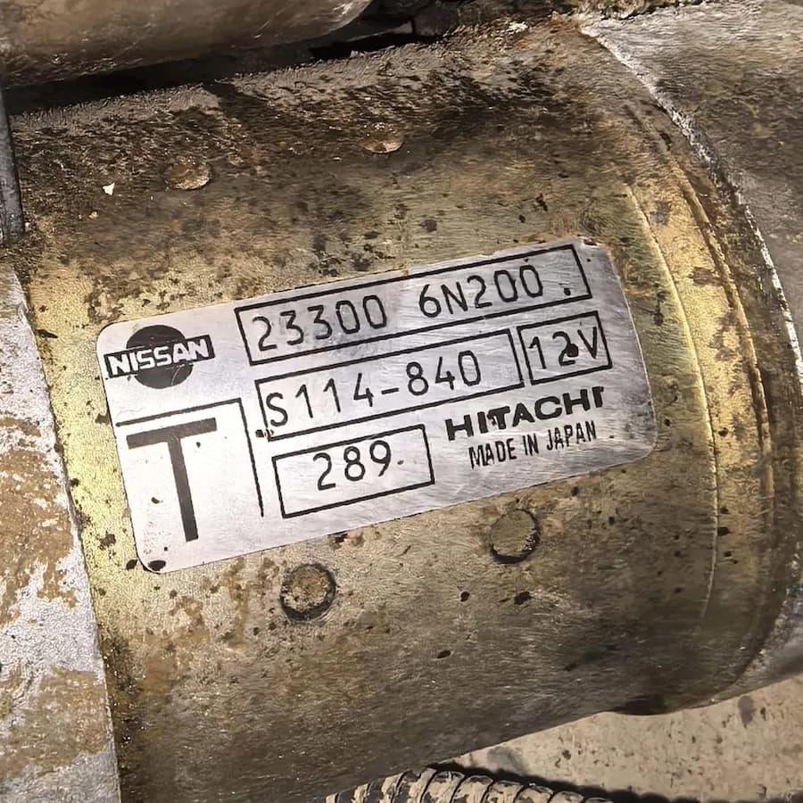 Стартер Nissan Sunny, OEM 233006N200 — фото 2