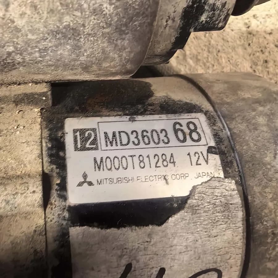 Стартер Mitsubishi Lancer Cedia, OEM MD360368 — фото 4