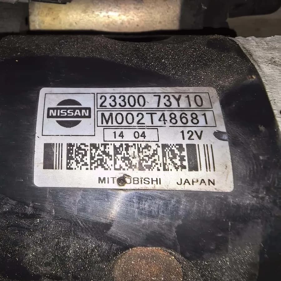 Стартер Nissan Sunny, OEM 2330073Y10 — фото 3
