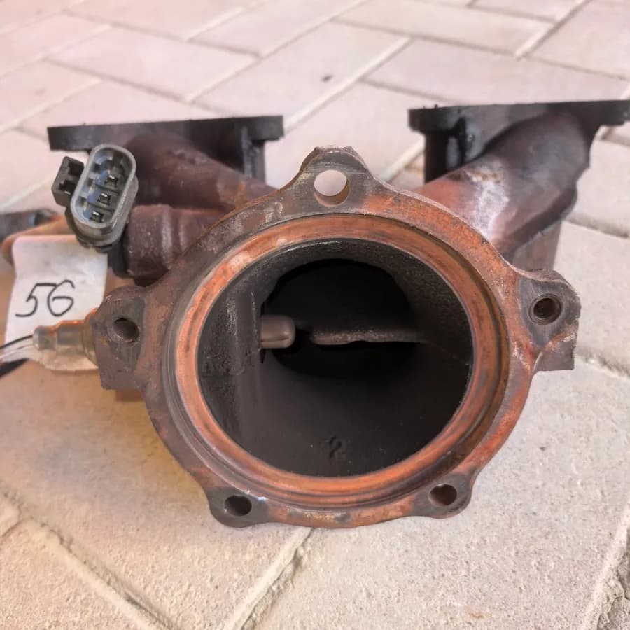 Выпускной коллектор с лямбда зондом Nissan Sunny, OEM 1400495F0A — фото 2