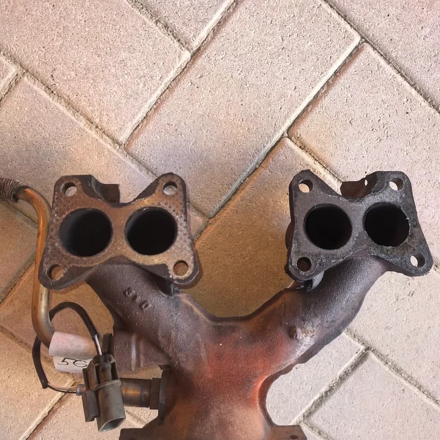 Выпускной коллектор с лямбда зондом Nissan Sunny, OEM 1400495F0A — фото 4